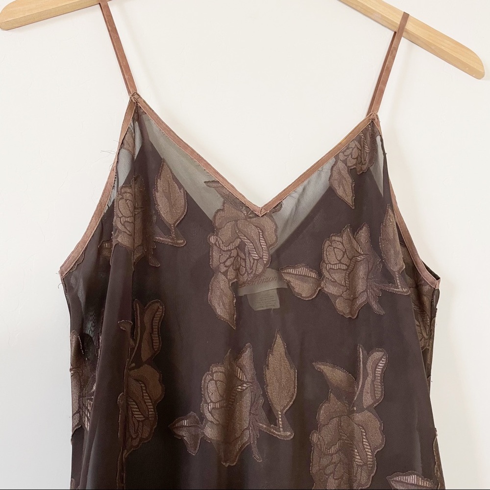 Vtg Barbizon Floral Nightgown Long Slip Dress - Picture 2 of 12